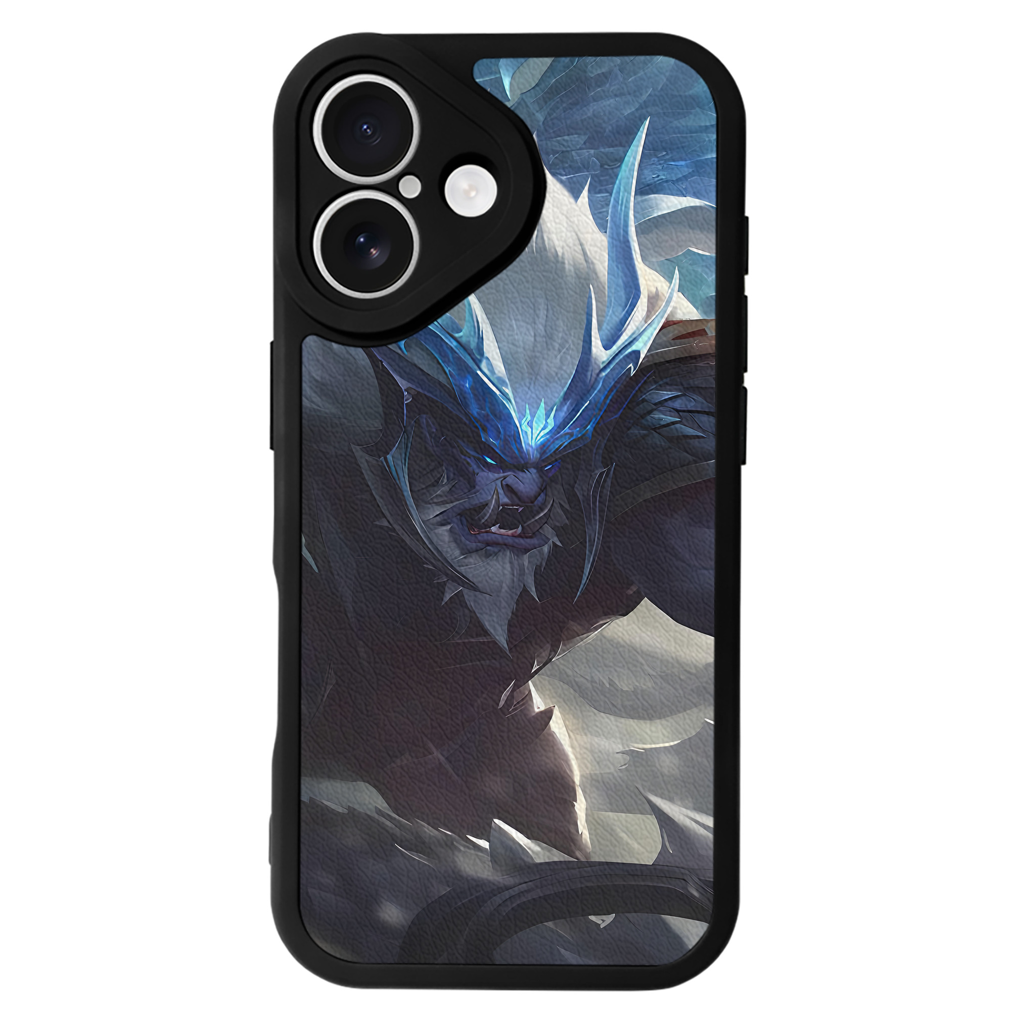 （画像用） リーグ・オブ・レジェンド League of Legends LOL 【iPhone 16シリーズ対応】シリコンスマホケース（レザー調） 材質：シリコン